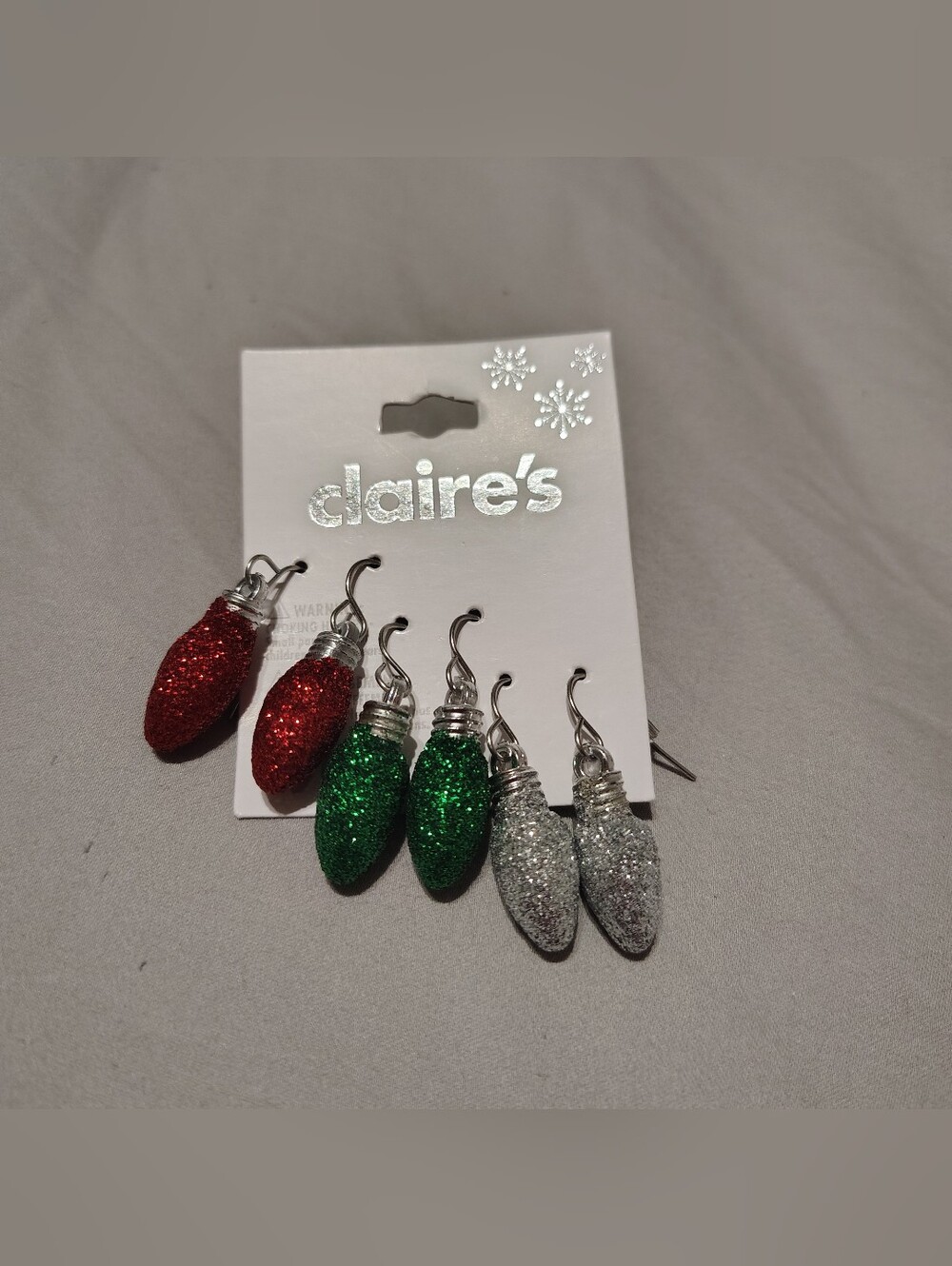 Christmas Lights Dangle Earrings